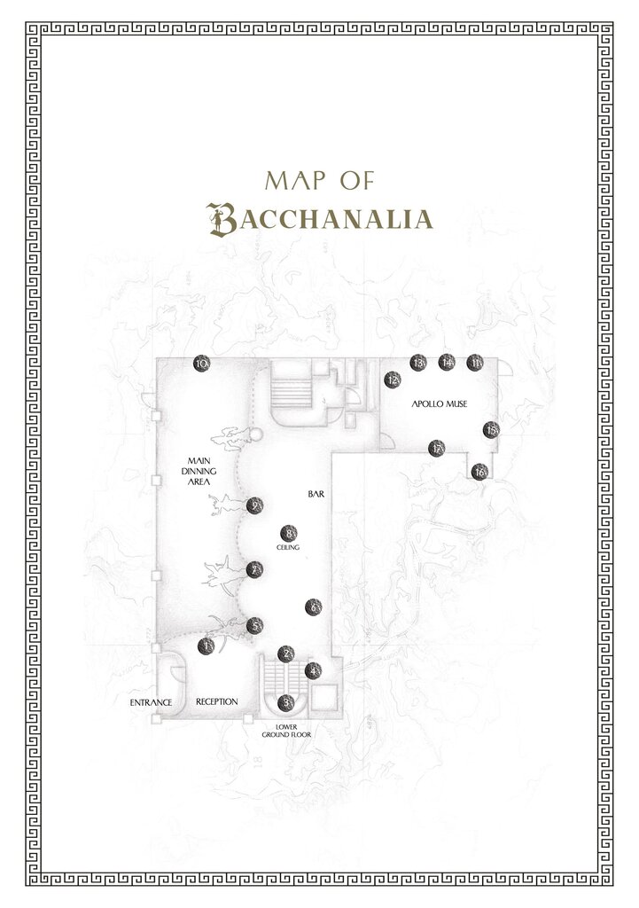 bacchanalia table map